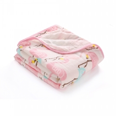 Swaddles,100% Cotton Muslin Blankets, 59''x 47'' with Double Layer,Extra Soft